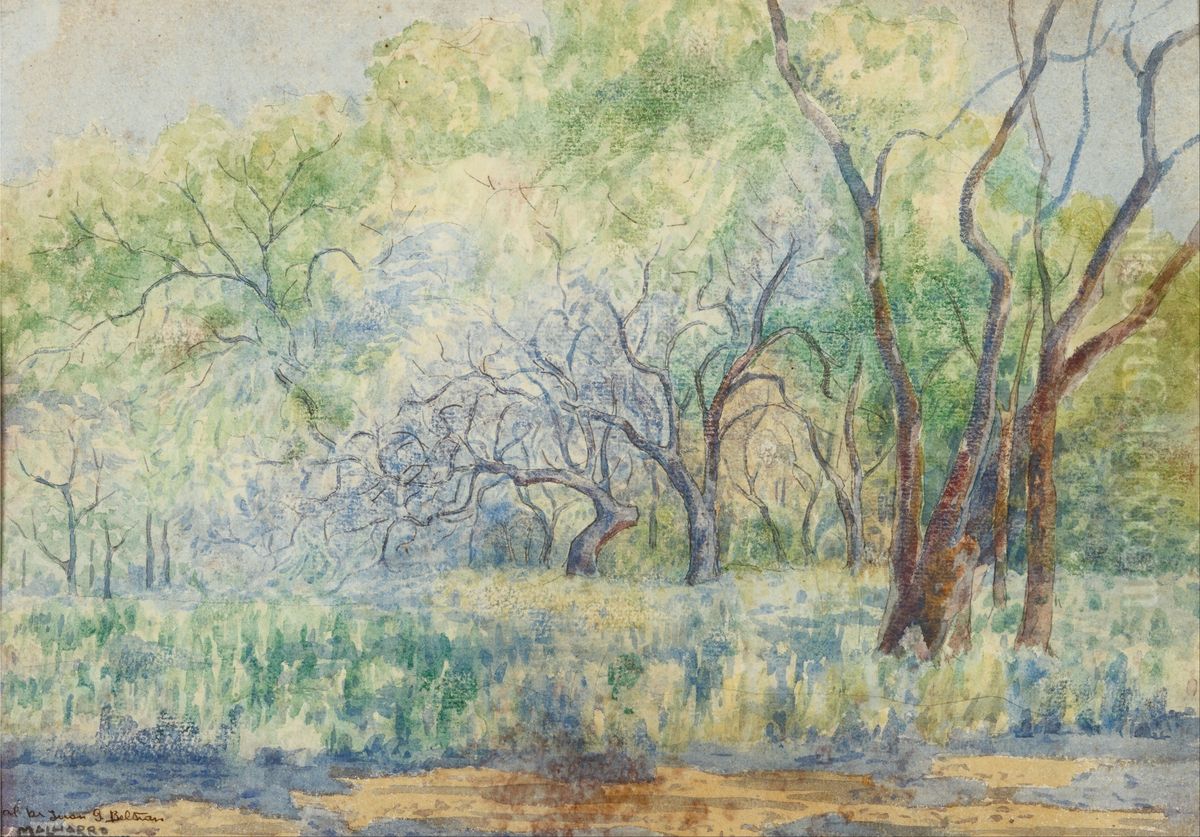 Paisaje Oil Painting by Martin Malharro