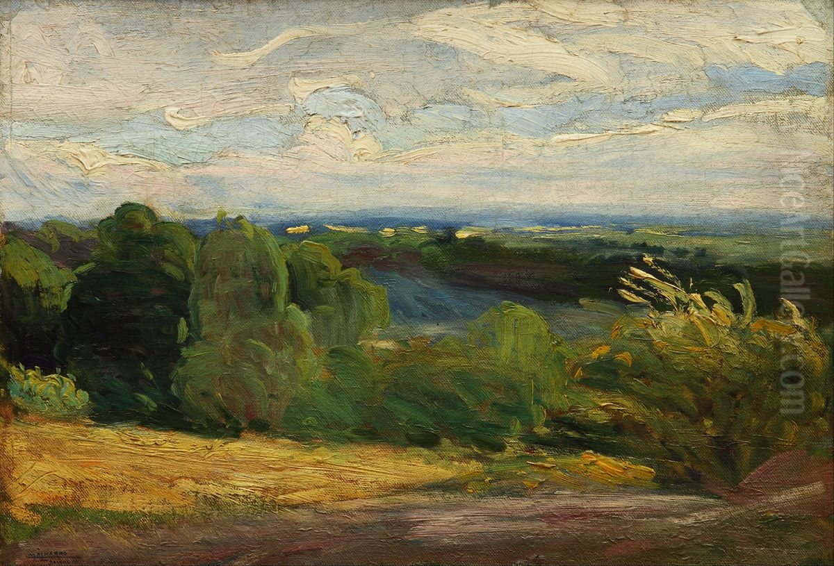 En plena naturaleza Oil Painting by Martin Malharro