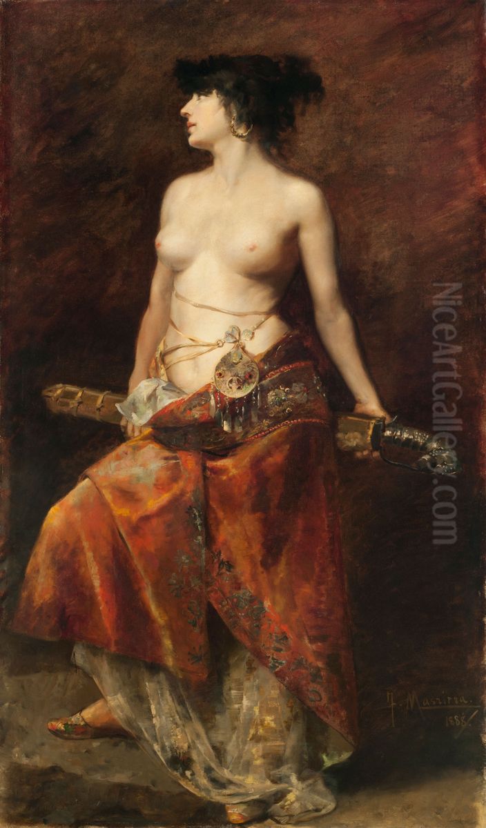 Salome Oil Painting by Francesc Masriera Manovens