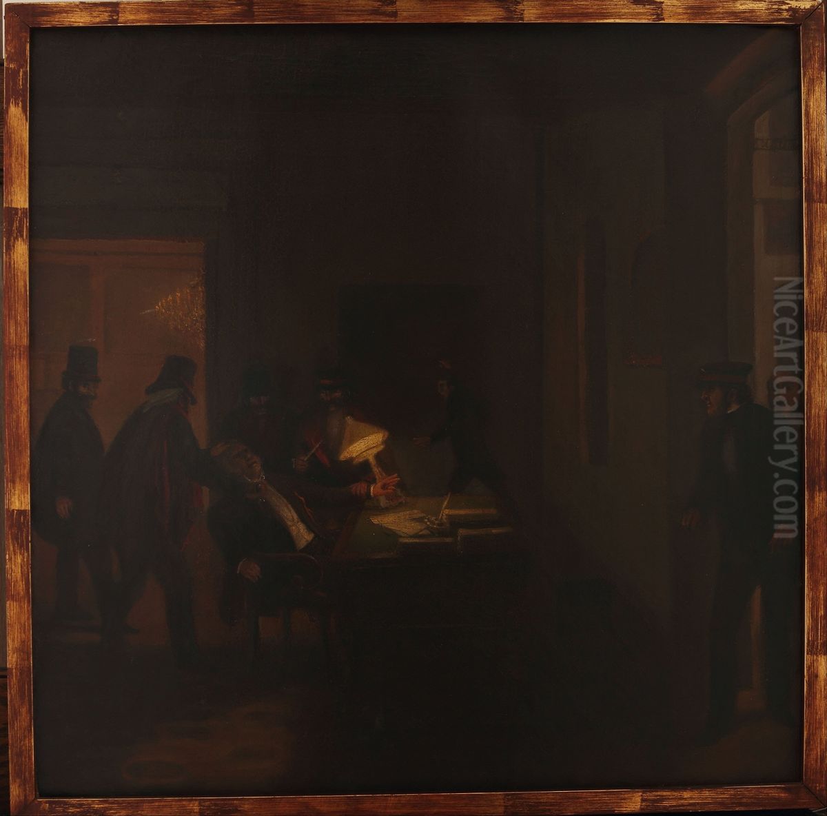 Asesinato de Maza Oil Painting by Prilidiano Pueyrredon