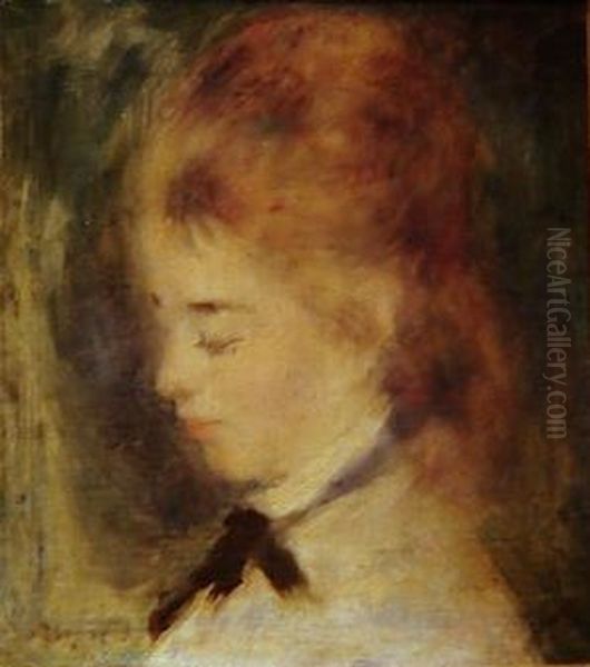 Retrato de mujer Oil Painting by Pierre Auguste Renoir