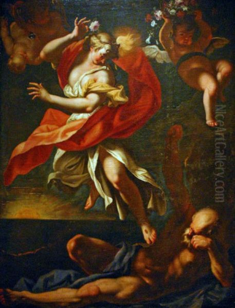 Aurora y Thyton Oil Painting by Sebastiano Ricci