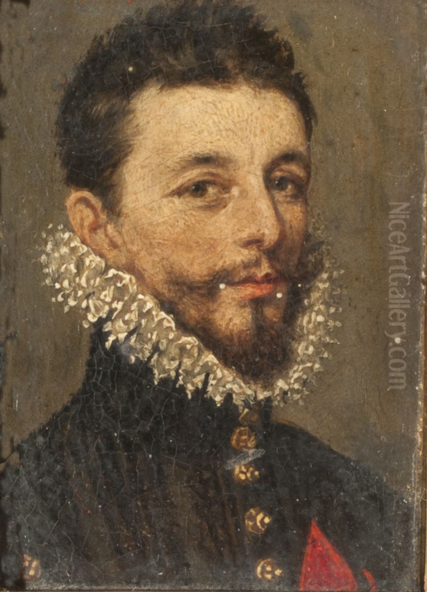 Retrato de gentilhombre Oil Painting by Alonso Sanchez Coello