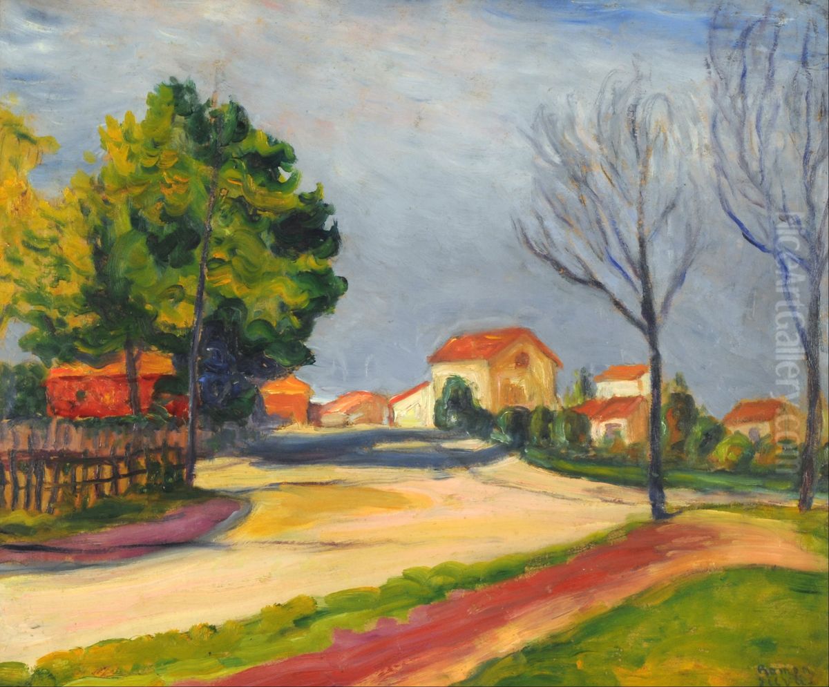 Alrededores de Paris Oil Painting by Ramon Silva