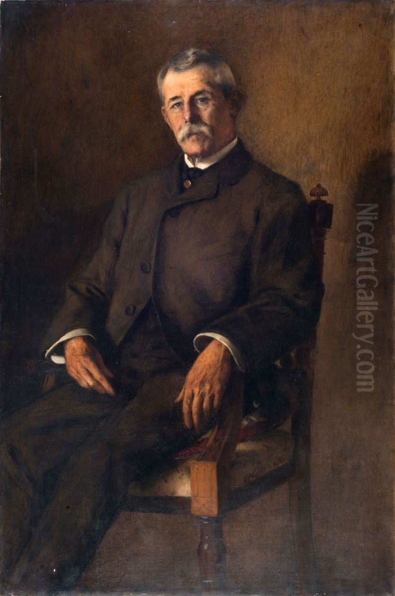 Portrait of Mr. Sivori Oil Painting by Eduardo Sivori Portrait of Mr. Sivori Oil Painting by Eduardo Sivori