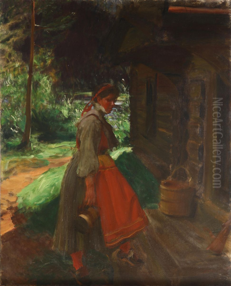 Gopsmor Oil Painting by Anders Zorn