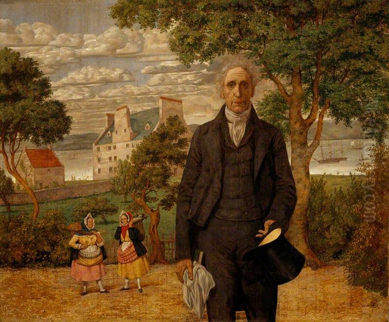 Sir Alexander Morison, 1779 - 1866. Alienist Oil Painting by Richard Dadd