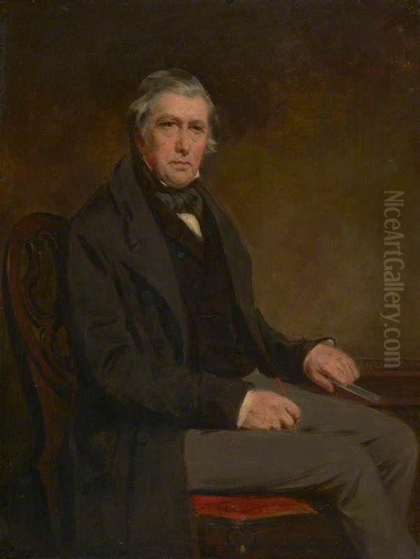 David Cox, 1783 - 1859. Landscape painter Oil Painting by John Watson Gordon