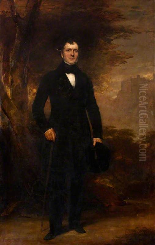 Sir William Gibson Craig, 1797 - 1878. Lord Clerk Register Oil Painting by John Watson Gordon