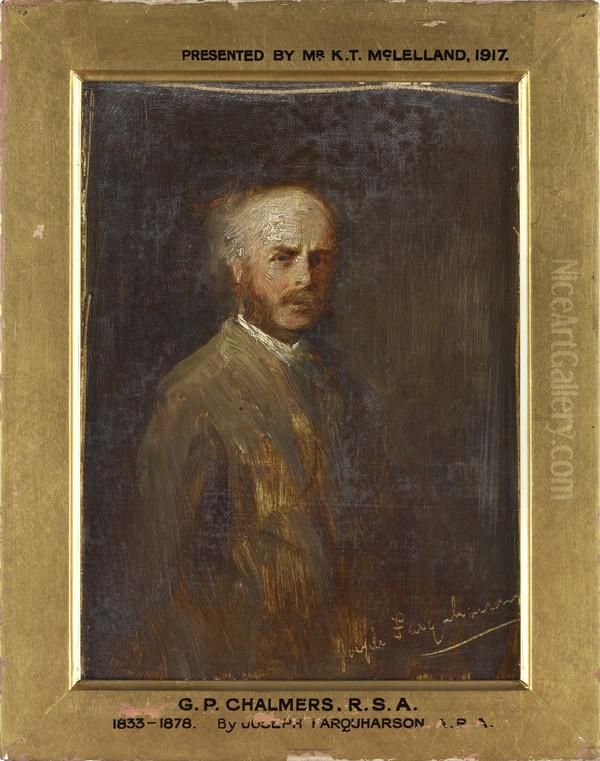 George Paul Chalmers, 1836 - 1878. Artist Oil Painting by Joseph Farquharson