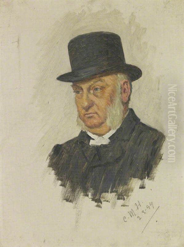 Very Rev. Dr John Gillespie, 1836 - 1912. Minister and agriculturalist Oil Painting by Charles Martin Hardie