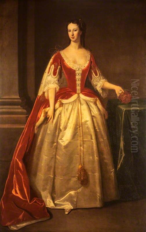 Susanna Kennedy, Countess of Eglinton, 1689 - 1780. Third wife of the 9th Earl of Eglinton; patroness of letters Oil Painting by William Aikman