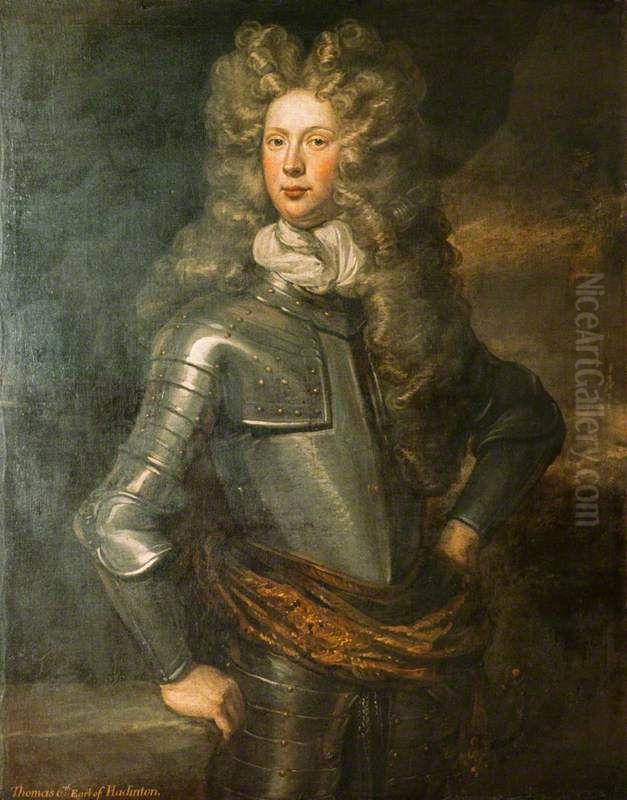 Thomas Hamilton, 6th Earl of Haddington, 1680 - 1735. Supporter of the Union Oil Painting by John Baptist Medina