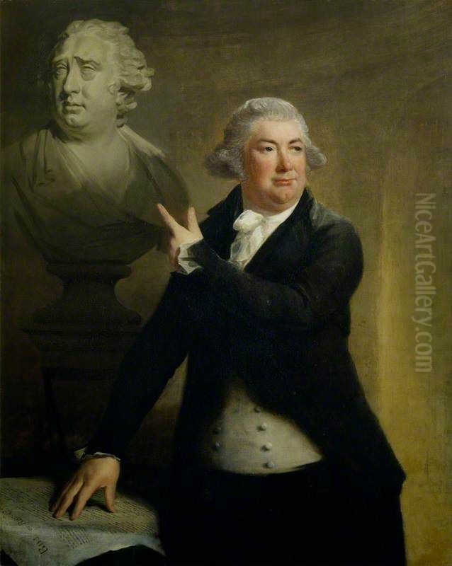 Robert Cunninghame Graham of Gartmore, d. 1797. Poet and politician Oil Painting by Henry Raeburn