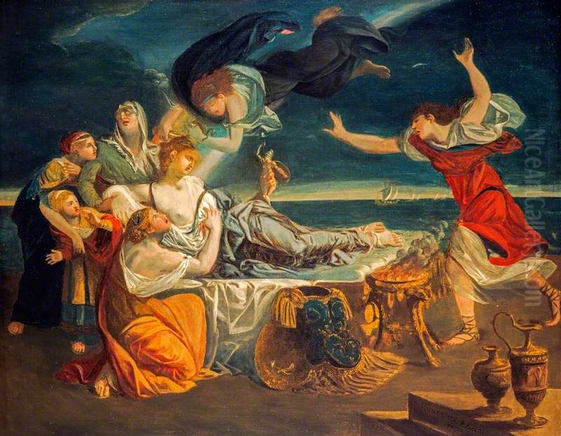 The Death of Dido Oil Painting by Alexander Runciman