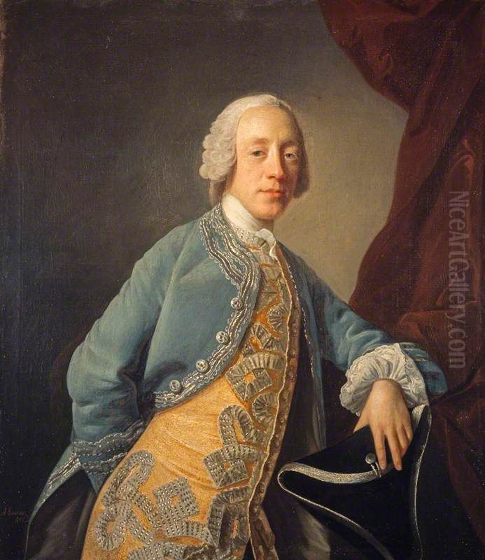 Thomas Lamb of Rye (1719 - 1804) Oil Painting by Allan Ramsay Thomas Lamb of Rye (1719 - 1804) Oil Painting by Allan Ramsay
