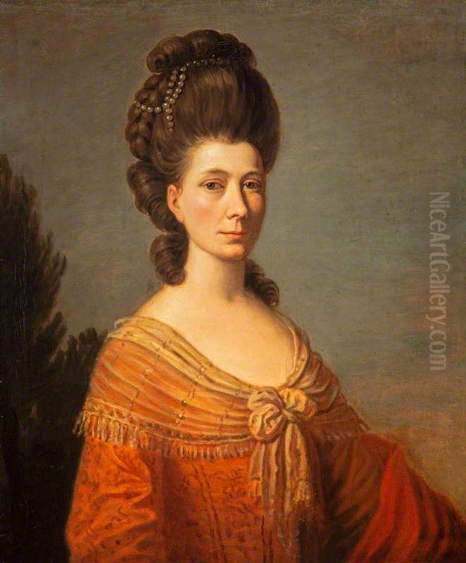 Ann Harker (1730-1790), wife of James Tassie Oil Painting by David Allan