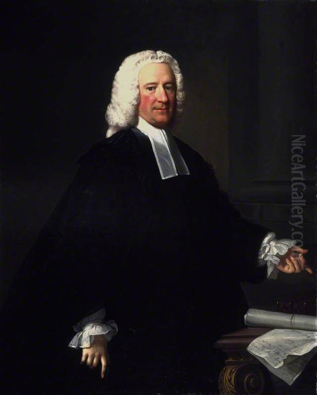 Robert Craigie, Lord Craigie, 1685-1766 Oil Painting by Allan Ramsay