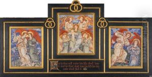 Three Studies for the Decoration of the first Mortuary Chapel, the Royal Hospital for Sick Children, Edinburgh