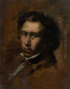 James Eckford Lauder, 1811 - 1869. Artist (Self-portrait)