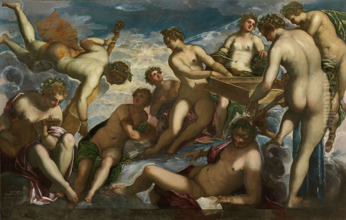The Muses Oil Painting by Jacopo Tintoretto