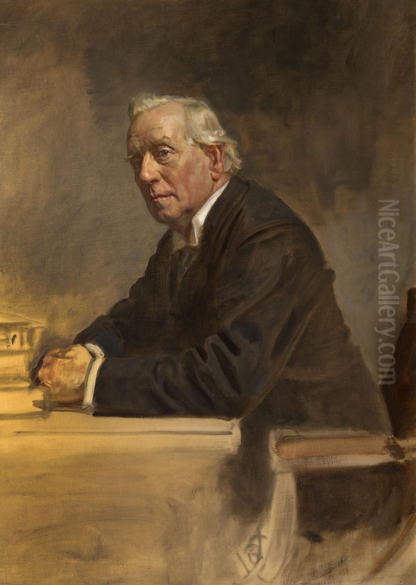 Henry Herbert Asquith, 1st Earl of Oxford and Asquith, 1852 - 1928. Statesman Oil Painting by James Guthrie