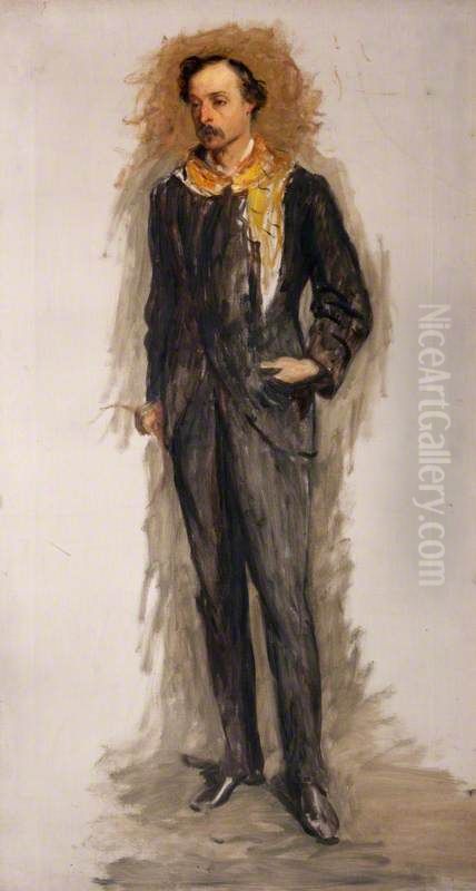 Sir William Quiller Orchardson, 1832 - 1910. Artist Oil Painting by John Pettie