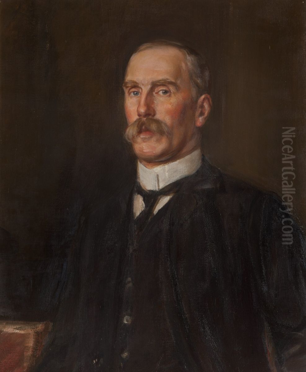 Sir William Alexander Smith, 1854 - 1914. Founder of the Boys' Brigade Oil Painting by Alexander Ignatius Roche