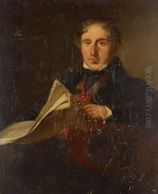 George Drummond Steuart, 1798 - 1847. Of Braco Castle Oil Painting by John MacLaren Barclay
