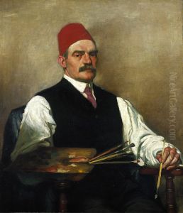 William Strang, 1859 - 1921. Artist (Self-portrait)