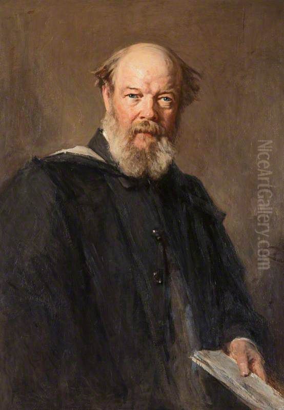 Professor Peter Guthrie Tait, 1831 - 1901. Professor of Natural Philosophy at Edinburgh University Oil Painting by George, Sir Reid