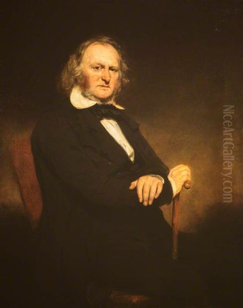 Professor John Wilson (nom de plume, 'Christopher North'), 1785 - 1854. Author and moral philosopher Oil Painting by John Watson Gordon
