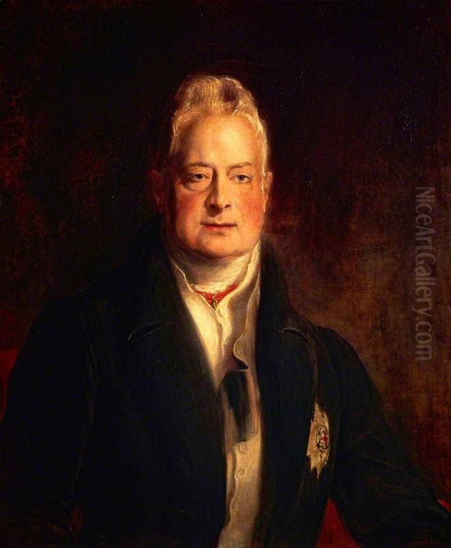 William IV, 1765 - 1837. Reigned 1830 - 1837 Oil Painting by David Wilkie