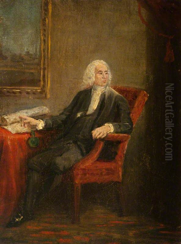 Rev. Alexander Webster, 1707 - 1784. Moderator of the General Assembly Oil Painting by David Martin