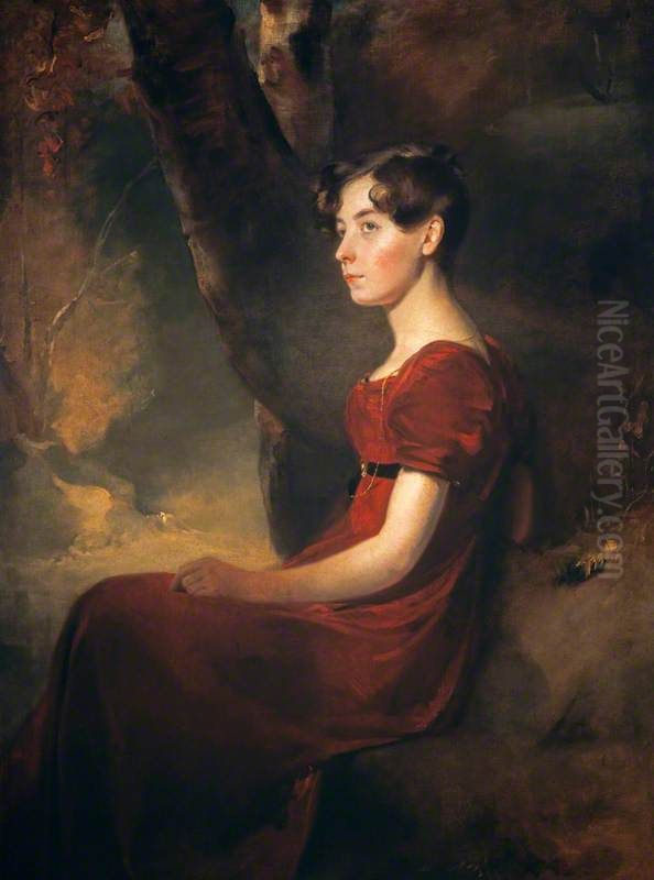 The Artist's Sister (Anne Geddes, 1785 - 1843) Oil Painting by Andrew Geddes