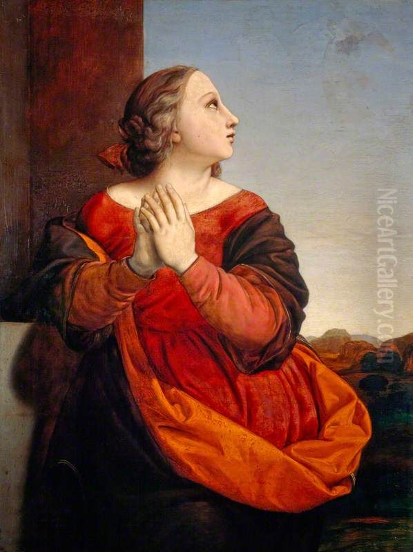 Saint Catherine Oil Painting by William Dyce