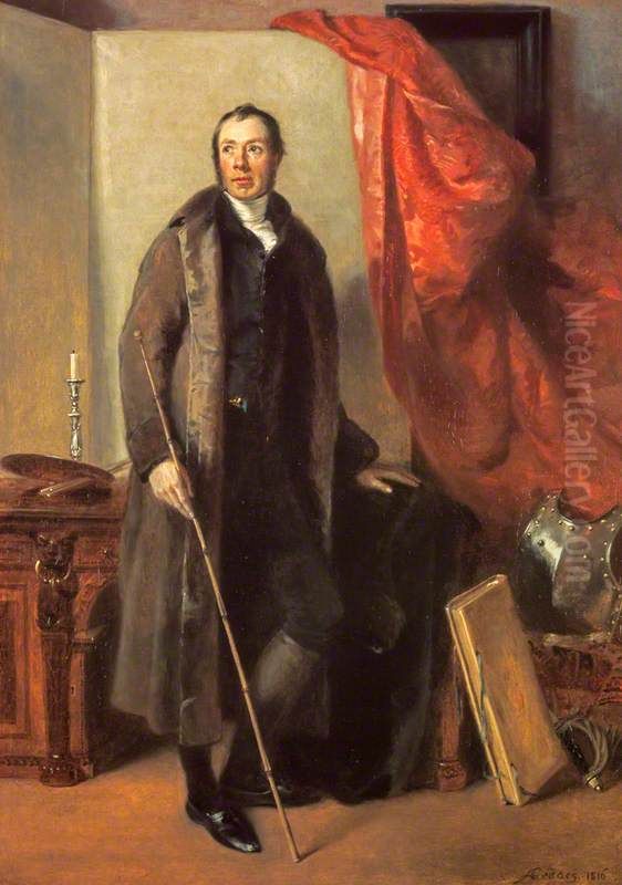 George Sanders (1774 - 1846) Oil Painting by Andrew Geddes