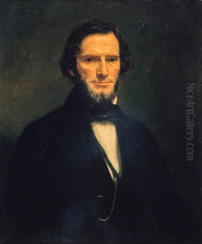 John Gibson (1790 - 1866) Oil Painting by John Graham Gilbert
