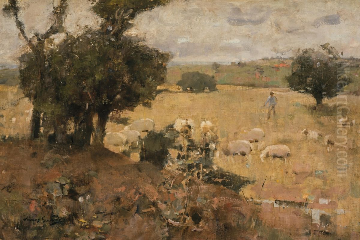 Pastoral Oil Painting by James Guthrie