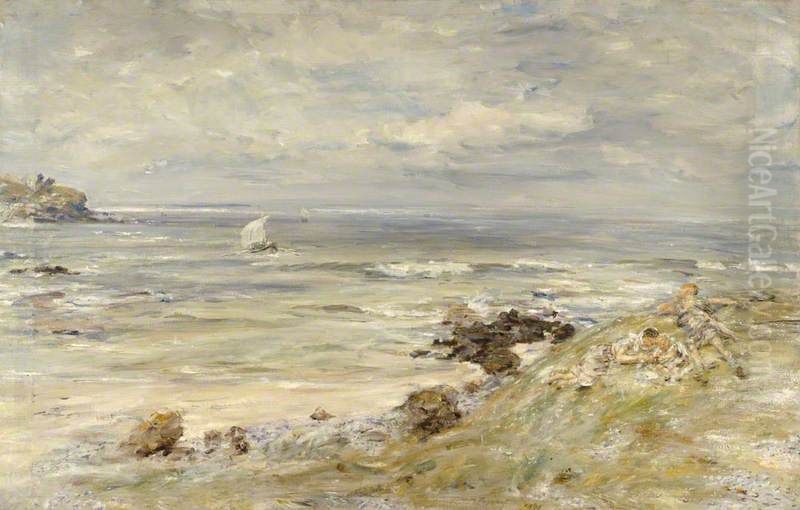 The Coming of Saint Columba Oil Painting by William McTaggart