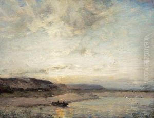 Sunset near Glencaple on Solway