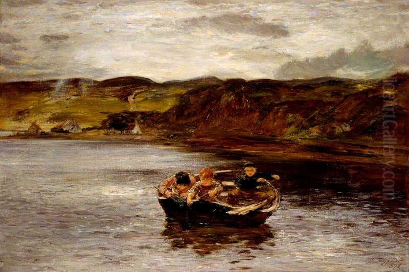 The Young Fishers Oil Painting by William McTaggart