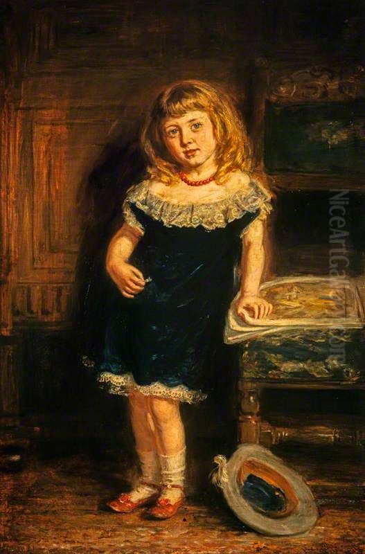 Molly (Mary Gavin, 1870 - 1942) Oil Painting by William McTaggart