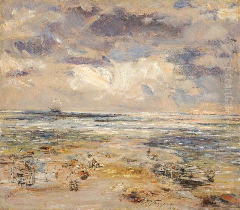 The Sailing of the Emigrant Ship Oil Painting by William McTaggart