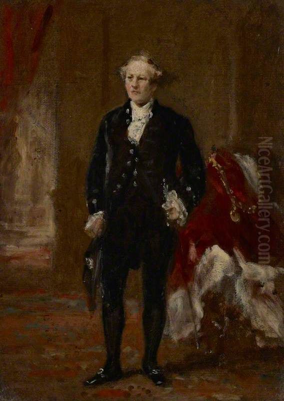 Sir James Bain (1817 - 1898) Oil Painting by Daniel Macnee