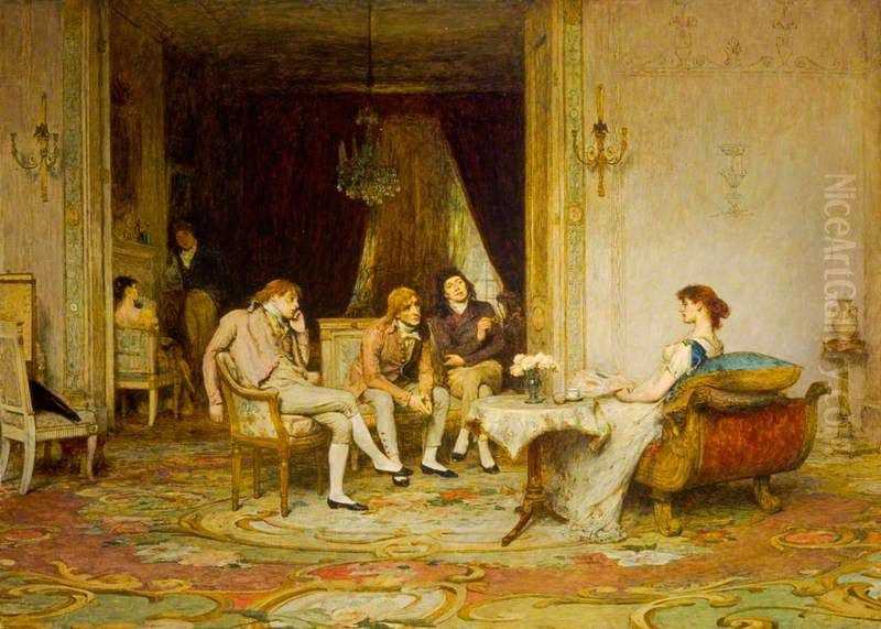 The Rivals Oil Painting by William Quiller Orchardson