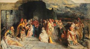 A Study for 'Christ Teacheth Humility'