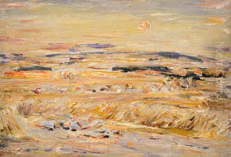 Harvest Moon Oil Painting by William McTaggart