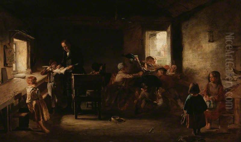 The Schule Skailin' Oil Painting by George Harvey