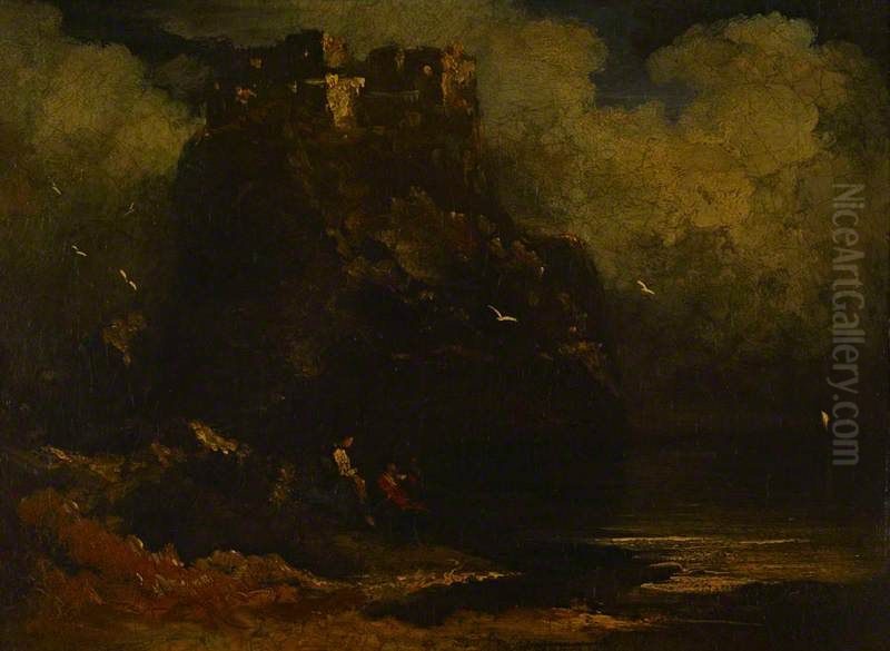 The Castle on the Rock Oil Painting by John Thomson